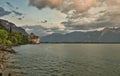 The Chillon castle in Montreux, Switzerland Royalty Free Stock Photo