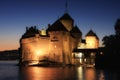 The Chillon castle in Montreux (Vaud),Switzerland Royalty Free Stock Photo