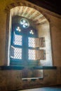 Chillon castle window Royalty Free Stock Photo