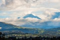 Chillos Valley and Volcano Cotopaxi, Ecuador Royalty Free Stock Photo