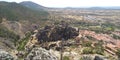 Top view Castel aero Typical portuguese