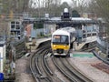 Chiltern Railways train leaving Rickmansworth Station