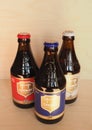 CHIMAY - CIRCA APRIL 2020: Chimay bottles of beer Royalty Free Stock Photo