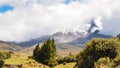 Chimborazo, a currently inactive stratovolcano in the Cordillera of the Ecuadorian Andes Royalty Free Stock Photo