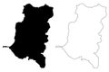 Chimborazo Province Republic of Ecuador, Provinces of Ecuador map vector illustration, scribble sketch Chimborazo map