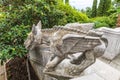 Chimera sculpture about Livadia Palace, the Residence of Russian Tsars in Livadia, Crimea