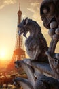 Chimeras in Paris Royalty Free Stock Photo