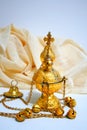 Chimes candle censer gold church byzantine catholic.