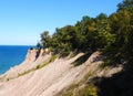 Chimney Bluff tree lined cliff shoreline on Lake Ontario