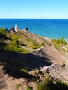 Chimney Bluff pinnacle cliff shoreline along Lake Ontario