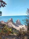 Chimney Bluffs State Park Royalty Free Stock Photo