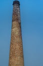 Chimney at a Brick factory with Hindu symbols