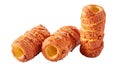 Chimney cakes or trdlo on transparent background