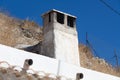 Chimney cave house. Granada. Royalty Free Stock Photo
