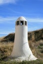 Chimney of cave-house near Guadix, Andalusia Royalty Free Stock Photo
