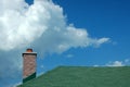 Chimney on clouds