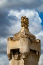 Chimney decoration, street view, Matera, Italy