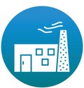Chimney, factory Isolated Vector Icon can be easily modified or edit