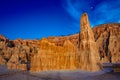 0000214_Chimney formation at Cathedral Gorge with moonrise_2039