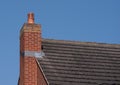 Chimney stack on gable end