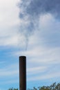 Chimney - global warming Royalty Free Stock Photo