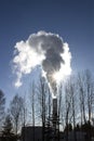 Chimney of a heat and power station, Finland