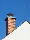 Chimney and Lightning Conductor on Family House