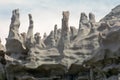 Chimney like rock formations in Fantasy Canyon, Utah Royalty Free Stock Photo