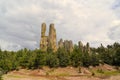 Chimney rock monoliths in Valley of the Monks Royalty Free Stock Photo