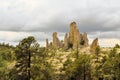 Chimney rock monoliths in Valley of the Monks Royalty Free Stock Photo