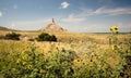 Chimney Rock Morrill County Western Nebraska Royalty Free Stock Photo