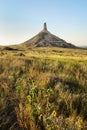 Chimney Rock National Historic Site, western Nebraska, USA Royalty Free Stock Photo