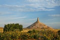 Chimney Rock National Historic Site, western Nebraska, USA Royalty Free Stock Photo