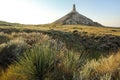 Chimney Rock National Historic Site, western Nebraska, USA Royalty Free Stock Photo