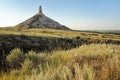 Chimney Rock National Historic Site, western Nebraska, USA Royalty Free Stock Photo