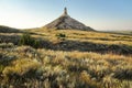 Chimney Rock National Historic Site, western Nebraska, USA Royalty Free Stock Photo