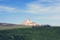 Chimney Rock in Nebraska Royalty Free Stock Photo