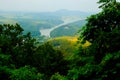 CHimney Rock Park View of Lake Lure Royalty Free Stock Photo