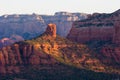 Chimney Rock at sunrise. Sedona Royalty Free Stock Photo