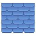 Chimney roof icon, cartoon style