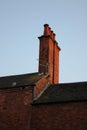 Chimney stack taken from a victorian house Royalty Free Stock Photo