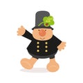 Chimney sweep cartoon Royalty Free Stock Photo