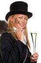 Chimney sweep. Lucky Royalty Free Stock Photo