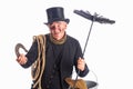 Chimney sweep wishing good fortune Royalty Free Stock Photo