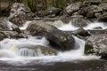 Chimney Tops in the Great Smoky Mountain Park Royalty Free Stock Photo