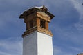 Chimney on traditional house in small town Koprivshtitsa