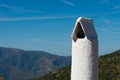Chimneys in capileira town Royalty Free Stock Photo