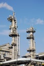 Chimneys of industrial plant Royalty Free Stock Photo