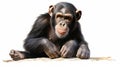 Chimp Chimpanzee Wildlife Animal Ape Royalty Free Stock Photo