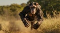 Epic Portraiture: A Stunning 8k Photo Of A Characterful Chimpanzee